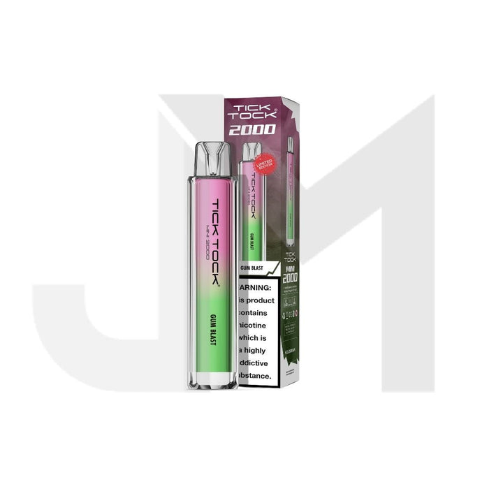 20mg Tick Tock Mini 2000 Prefilled Pod Kit 2000 Puffs