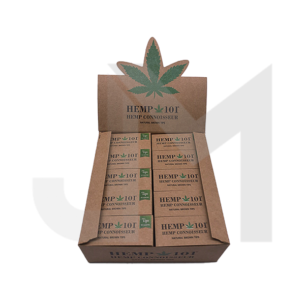 Hemp 101 Hemp Connoisseur Natural Brown Tips 50 Booklets