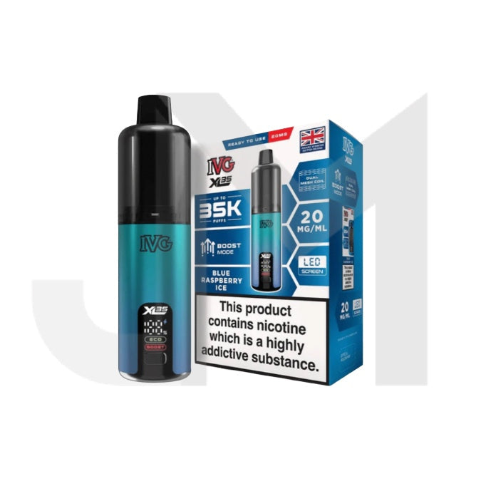 20mg IVG XL 35K Prefilled Pod Vape Kit 35000 Puffs