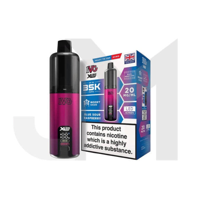 20mg IVG XL 35K Prefilled Pod Vape Kit 35000 Puffs