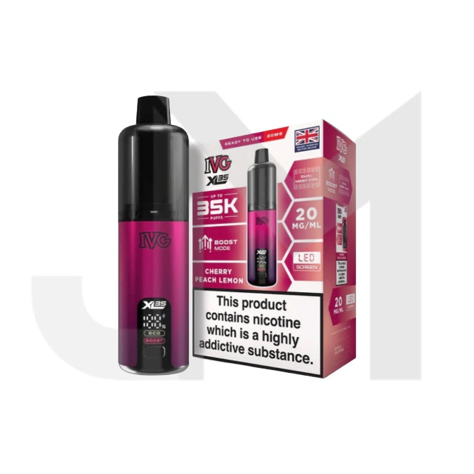20mg IVG XL 35K Prefilled Pod Vape Kit 35000 Puffs