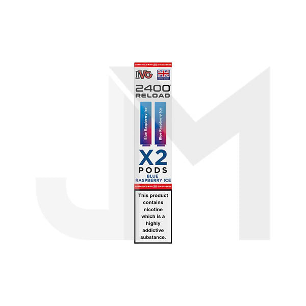 20mg IVG 2400 Reload Prefilled Pods 2ml 2400 Puffs - 2 Pcs