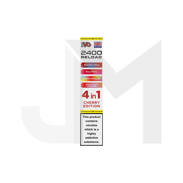 20mg IVG 2400 Reload Multi Edition Prefilled Pods 2ml 2400 Puffs - 4 Pcs