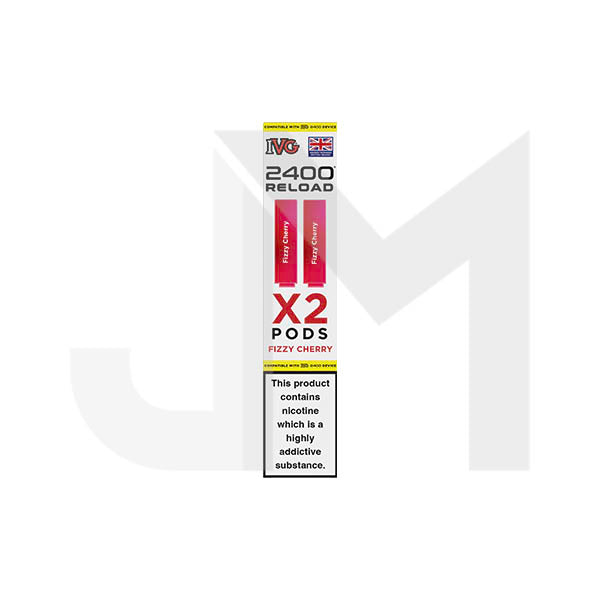 20mg IVG 2400 Reload Prefilled Pods 2ml 2400 Puffs - 2 Pcs