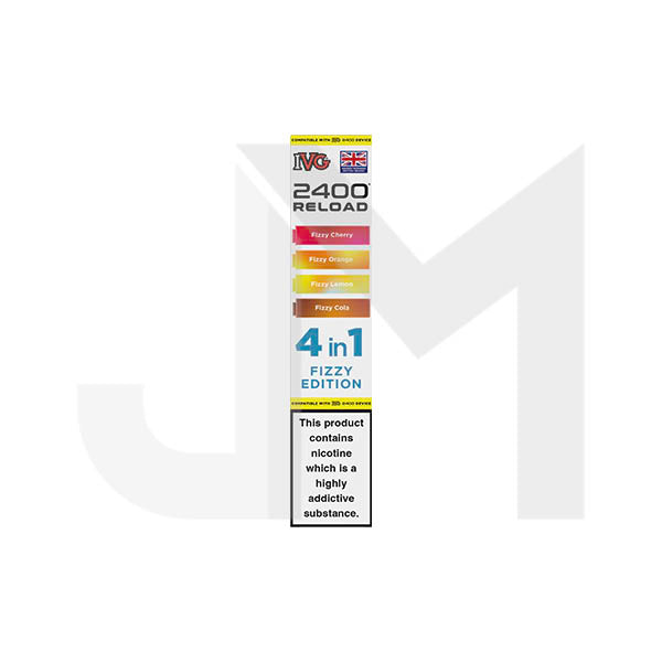 20mg IVG 2400 Reload Multi Edition Prefilled Pods 2ml 2400 Puffs - 4 Pcs