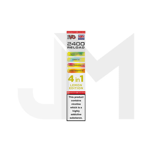 20mg IVG 2400 Reload Multi Edition Prefilled Pods 2ml 2400 Puffs - 4 Pcs