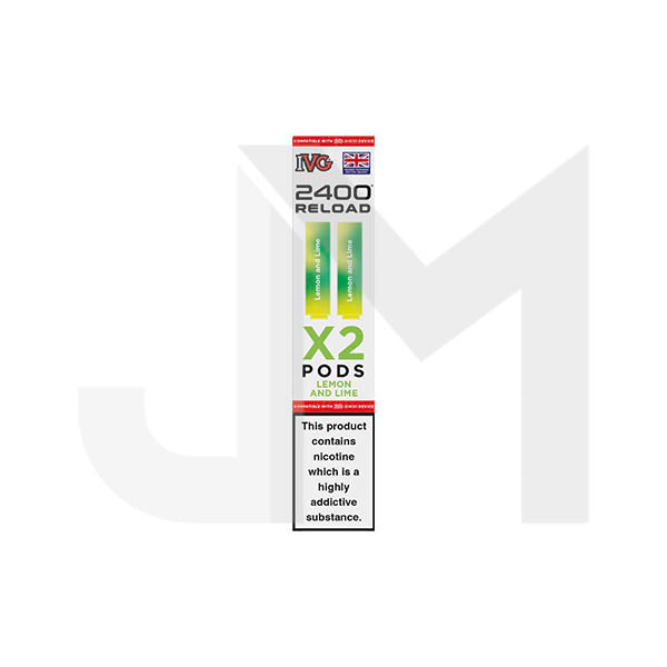 20mg IVG 2400 Reload Prefilled Pods 2ml 2400 Puffs - 2 Pcs