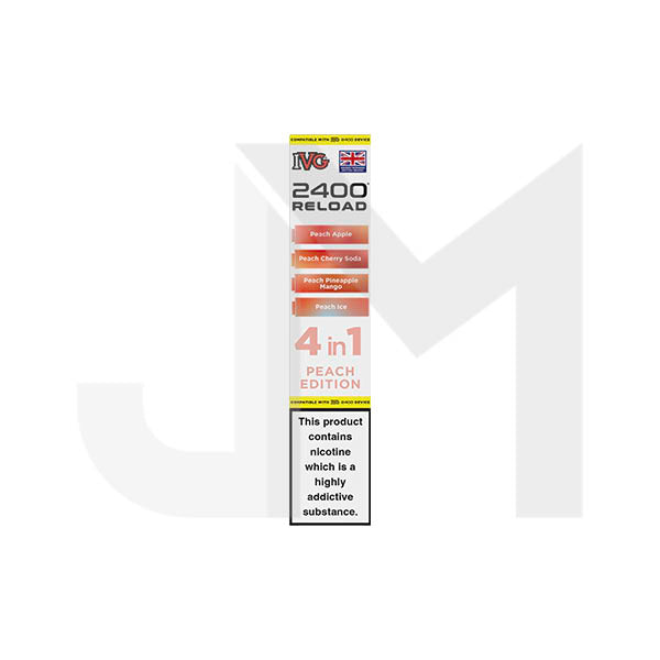 20mg IVG 2400 Reload Multi Edition Prefilled Pods 2ml 2400 Puffs - 4 Pcs