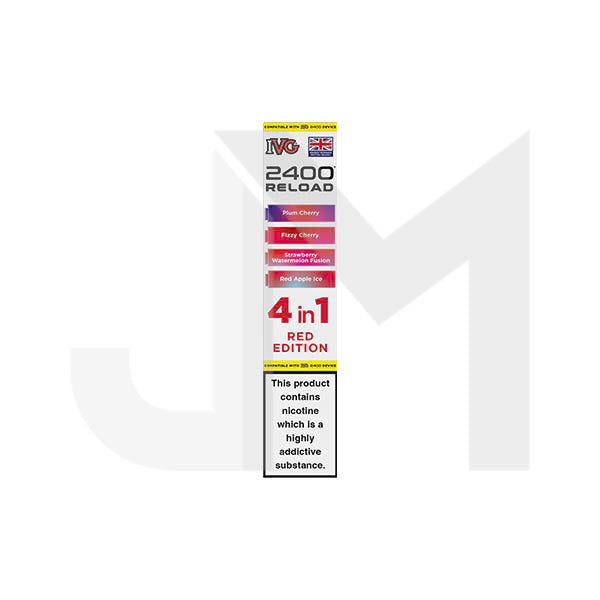 20mg IVG 2400 Reload Multi Edition Prefilled Pods 2ml 2400 Puffs - 4 Pcs