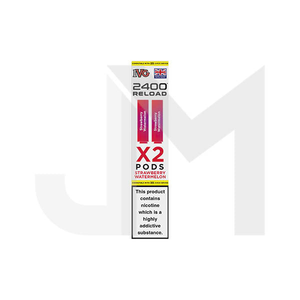 20mg IVG 2400 Reload Prefilled Pods 2ml 2400 Puffs - 2 Pcs