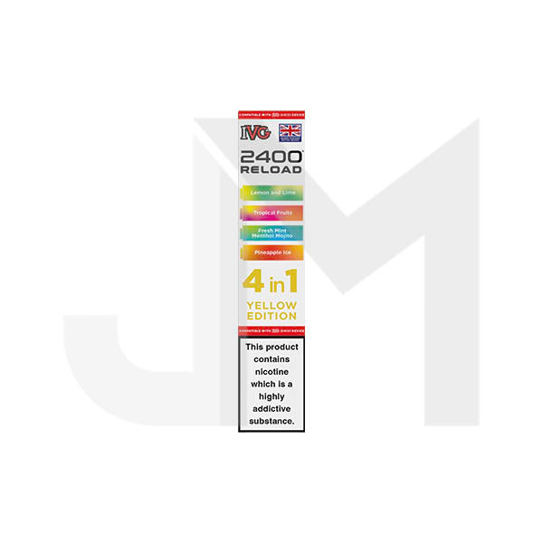 20mg IVG 2400 Reload Multi Edition Prefilled Pods 2ml 2400 Puffs - 4 Pcs