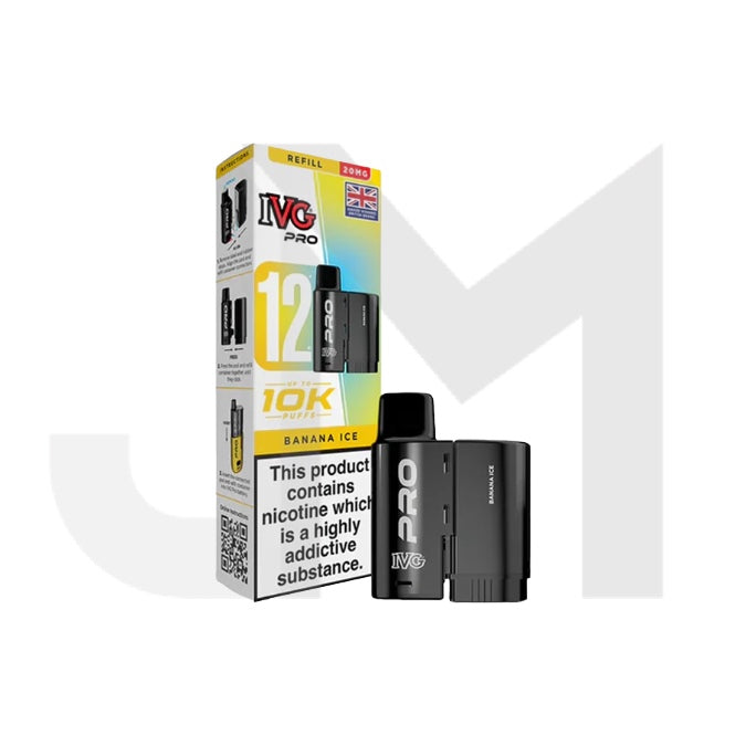 20mg IVG Pro 12 Refill Pod Pack 10000 Puffs