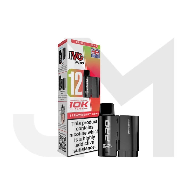 20mg IVG Pro 12 Refill Pod Pack 10000 Puffs