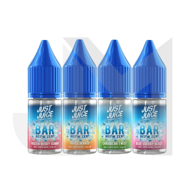 5mg Just Juice Bar Below Zero 10ml Nic Salt (40VG/60PG)