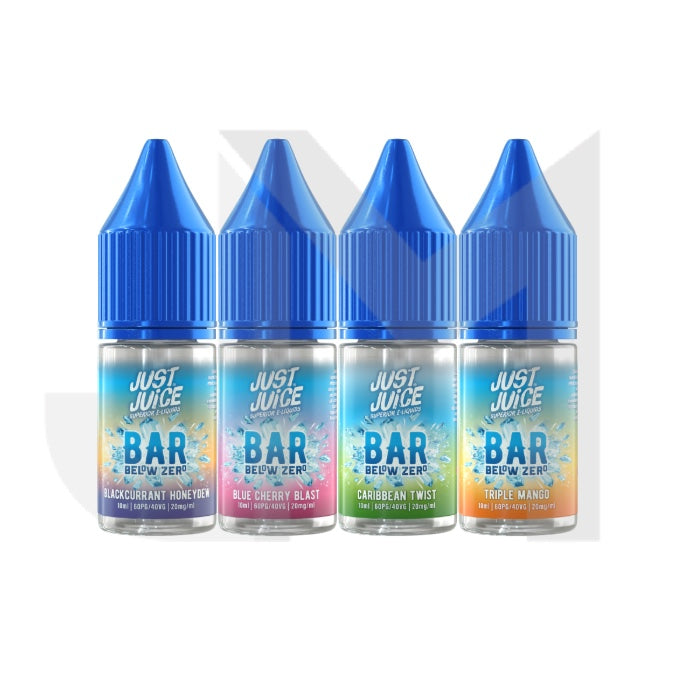 20mg Just Juice Bar Below Zero 10ml Nic Salt (40VG/60PG)