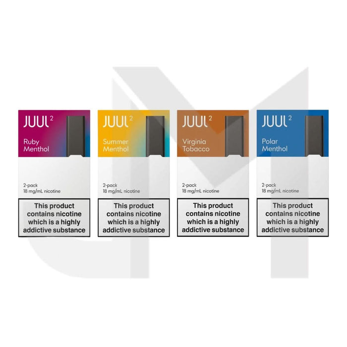 18mg JUUL 2 Prefilled Vape Pods 400 Puffs - 2 Pcs 18mg JUUL 2 Prefilled Vape Pods 400 Puffs - 2 Pcs