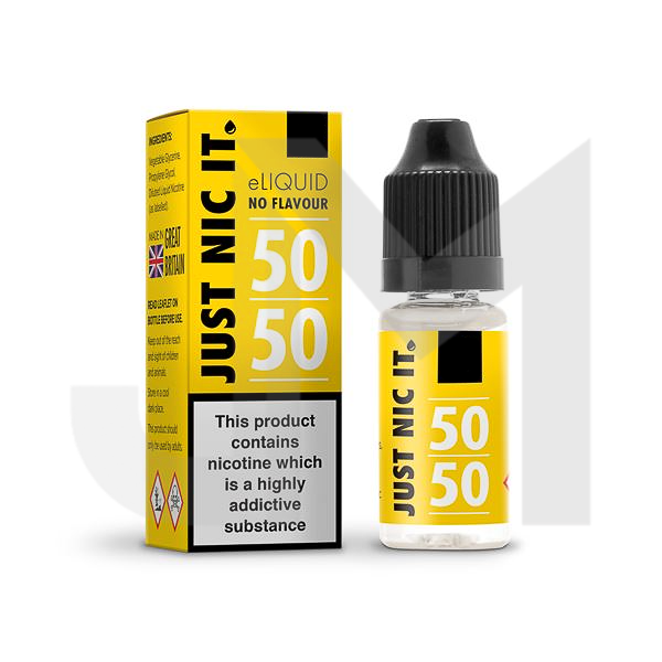18mg Just Nic It Yellow Edition Nic Shot 10ml (50VG/50PG)