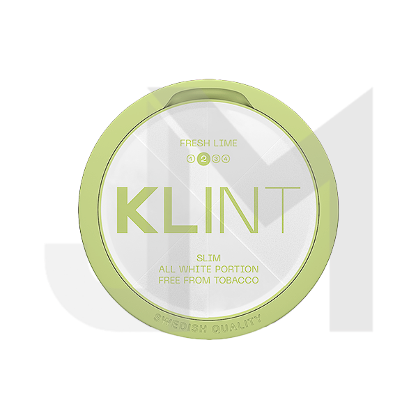 8mg Klint  Fresh Lime Slim Nicotine Pouch - 20 Pouches