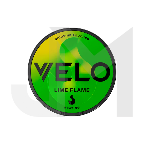 8mg Velo Slim Medium Strength Lime Flame Nicotine Pouches - 20 Pouches