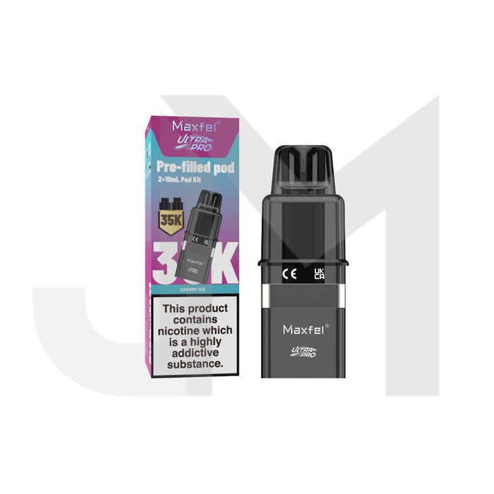 20mg Maxfel Ultra Pro Replacement Prefilled Pods 17500 Puffs
