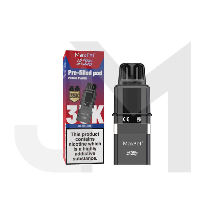 20mg Maxfel Ultra Pro Replacement Prefilled Pods 17500 Puffs