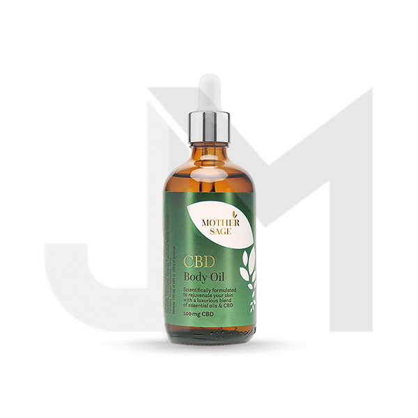 MotherSage 100mg CBD Body Oil - 100ml