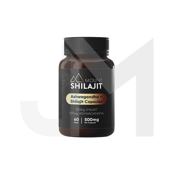 Mount Shiljit 30000mg Ashwagandha & Shilajit Capsules - 60 caps