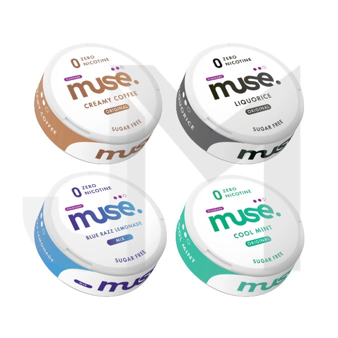 Muse Standard No Nic Pouches (UK Made) - 20 Pouches (Buy 2 Get 1 Free)