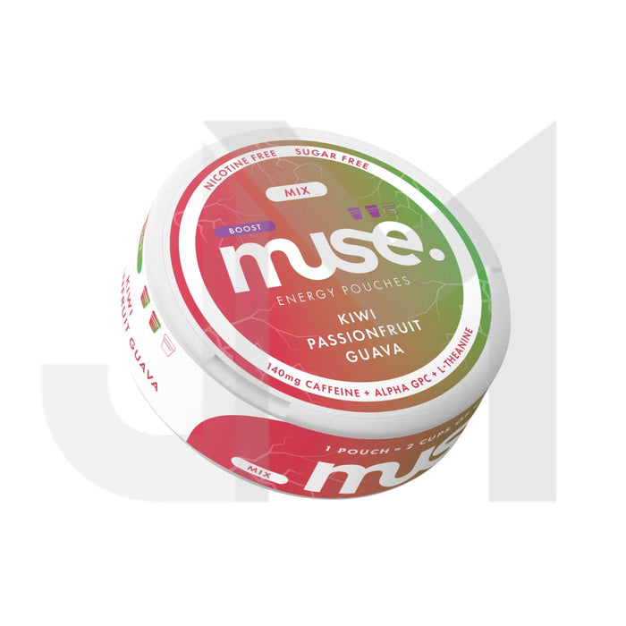 140mg Muse Boost Energy Pouches (UK Made) - 20 Pouches (Buy 2 Get 1 Free)