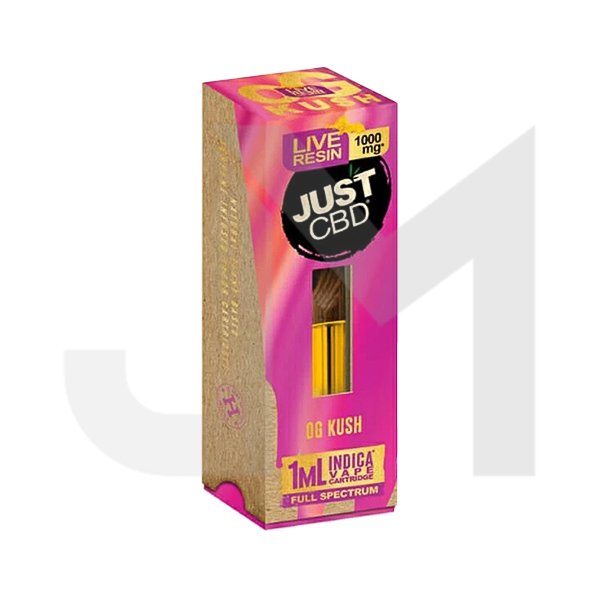 Just CBD Full Spectrum Live Resin 1000mg Signature Cartridges - 1ml Just CBD Full Spectrum Live Resin 1000mg Signature Cartridges - 1ml