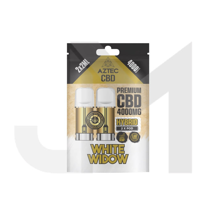 Aztec CBD 4000mg Broad Spectrum CBD Pods 2ml 4000 Puffs - 2 Pcs