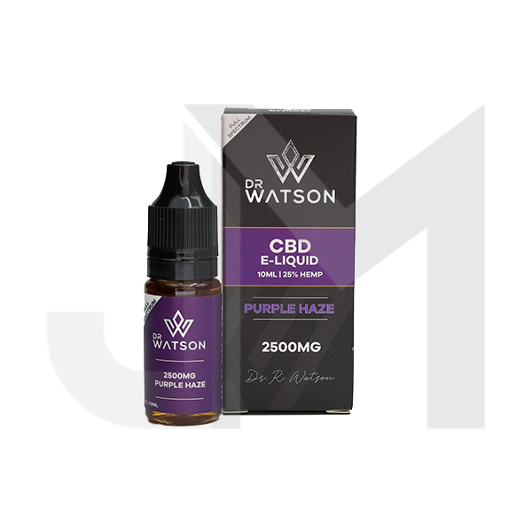 Dr Watson 2500mg CBD Purple Haze E-Liquid - 10ml