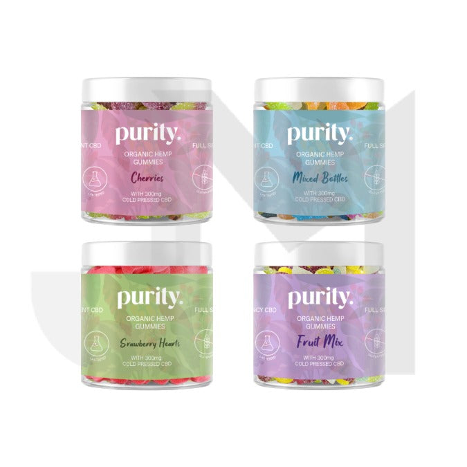 Purity 300mg Full-Spectrum CBD Vegan Gummies 150g