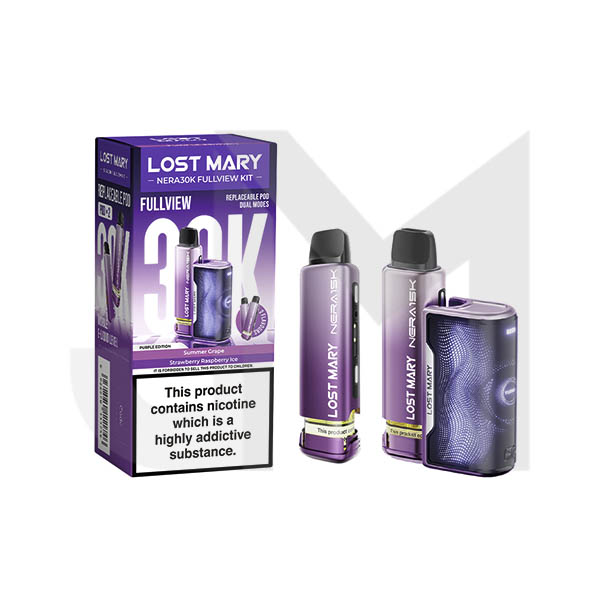 20mg LOST MARY Nera 30K Multi Edition Prefilled Pod Vape Kit - 30000 Puffs