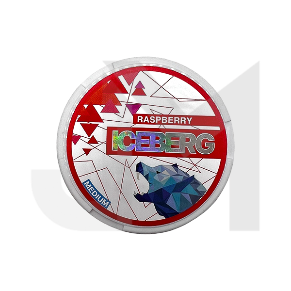 20mg Iceberg Raspberry Nicotine Pouches - 20 Pouches