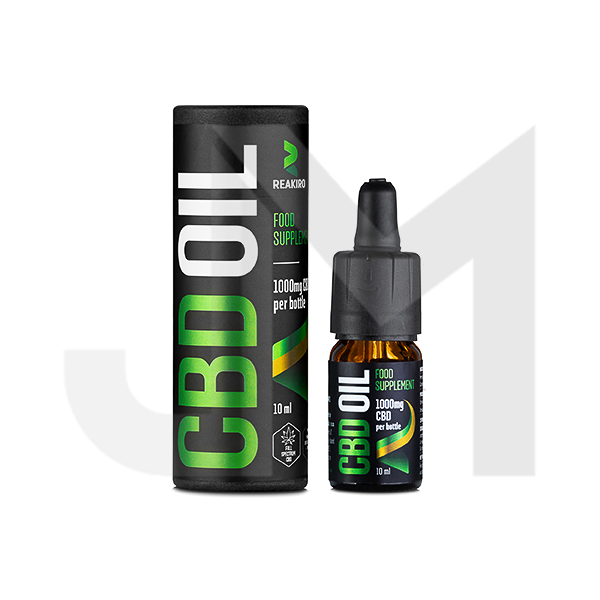 Reakiro 1000mg CBD Oil 10% Full Spectrum - 10ml (BUY 1 GET 1 FREE)