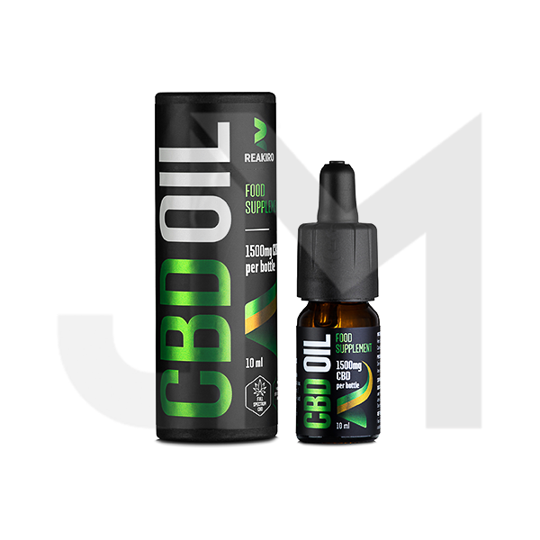 Reakiro 1500mg CBD Oil 15% Full Spectrum - 10ml (BUY 1 GET 1 FREE)