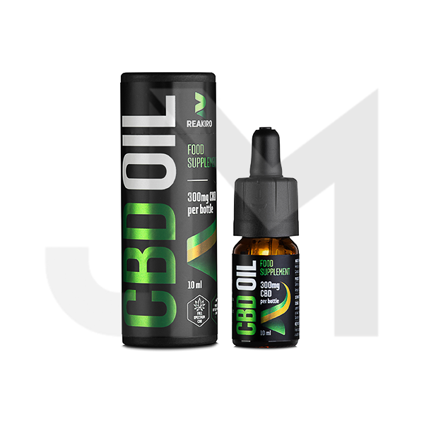 Reakiro 300mg CBD Oil 3% Full Spectrum - 10ml (BUY 1 GET 1 FREE)