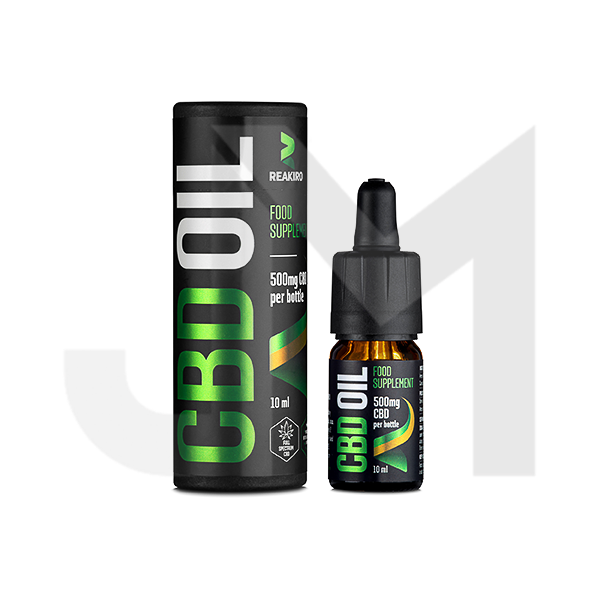 Reakiro 500mg CBD Oil 5% Full Spectrum - 10ml (BUY 1 GET 1 FREE)