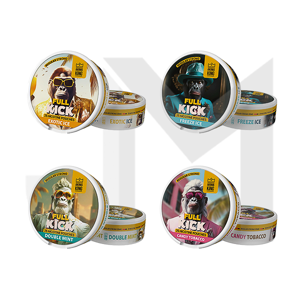 20mg Aroma King Full Kick Nicotine Pouches - 25 Pouches 20mg Aroma King Full Kick Nicotine Pouches - 25 Pouches