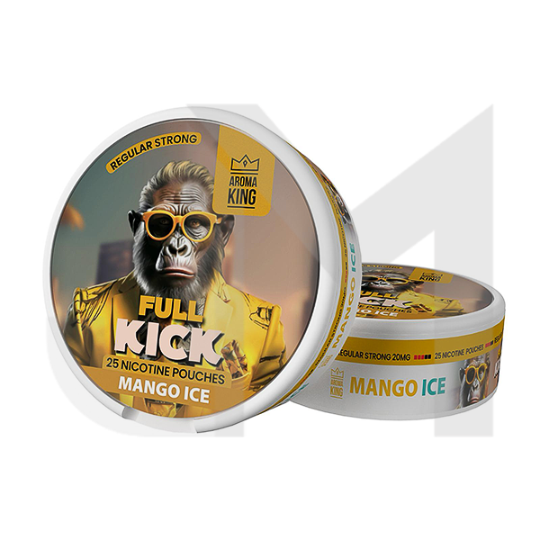 20mg Aroma King Full Kick Nicotine Pouches - 25 Pouches