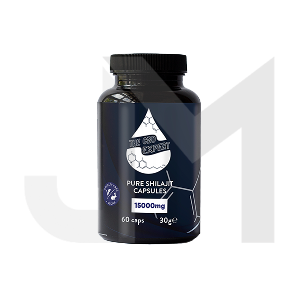 The CBD Expert 15000mg Shilajit Capsules - 60Caps