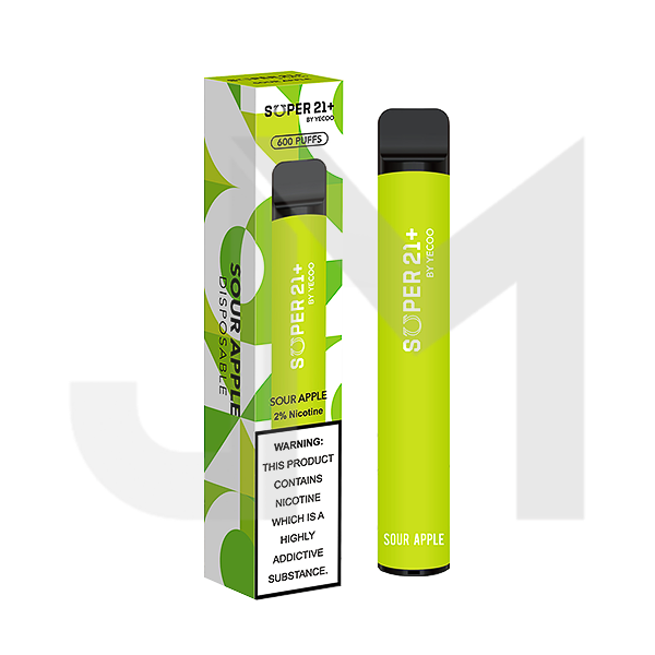20mg Super21+ By Yecoo Disposable Vape Device 600 Puffs