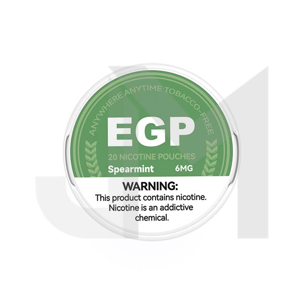 6mg EGP Nicotine Pouches - 20 Pouches