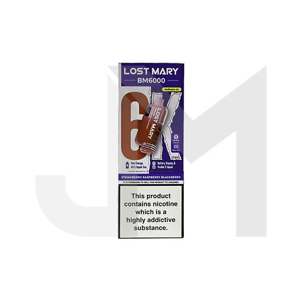 20mg LOST MARY BM6000 Refillable Pod Kit - 6000 Puffs