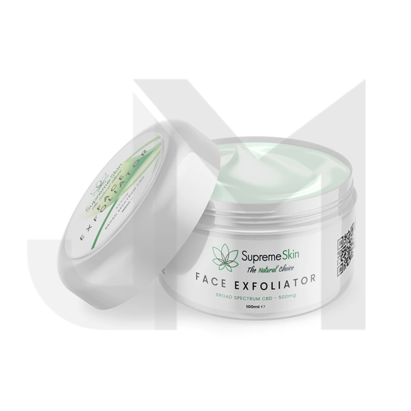 Supreme CBD 500mg CBD Face Exfoliator - 100ml