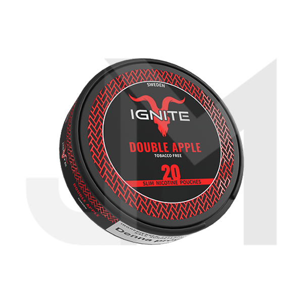 20mg Ignite Double Apple Slim Nicotine Pouches - 20 Pouches