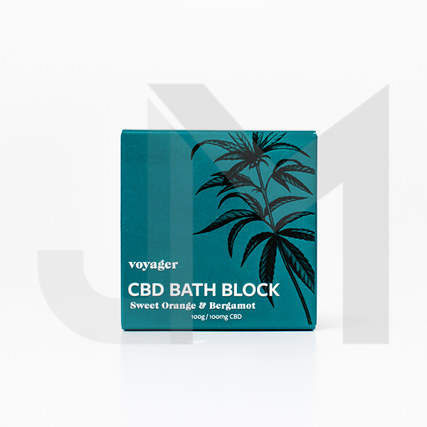 Voyager 100mg CBD Sweet Orange & Bergamot Bath Block - 100g