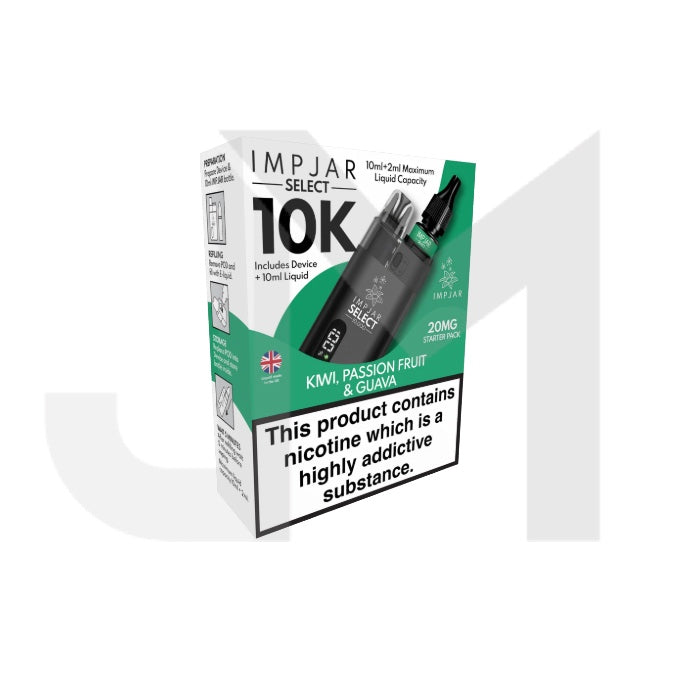 20mg Imp Jar Select 10ml Starter Vape Kit