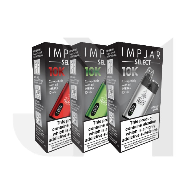 Imp Jar Select 10k Refillable Pod Vape Kit Imp Jar Select 10k Refillable Pod Vape Kit